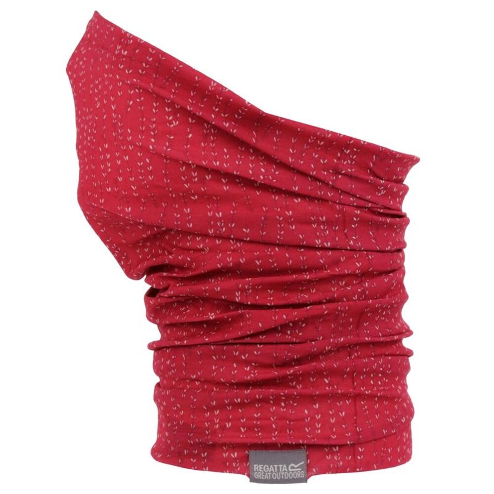 Regatta Childrens/Kids Multitube Trailing Leaves Neck Warmer / Pink Potion